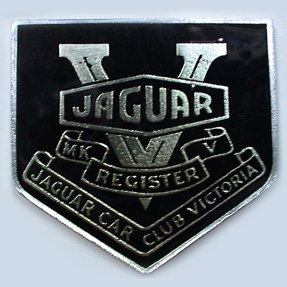 Jaguar Car Club Victoria Car badge