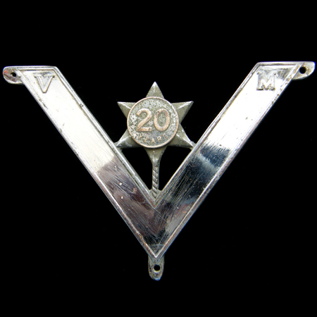 Veteran Motorist Car Badge