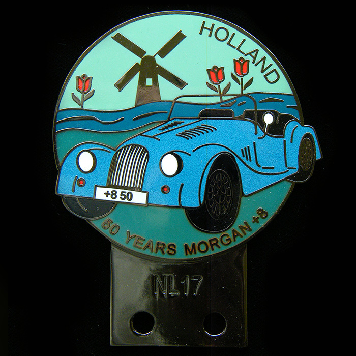 Morgan Club Holland car badge