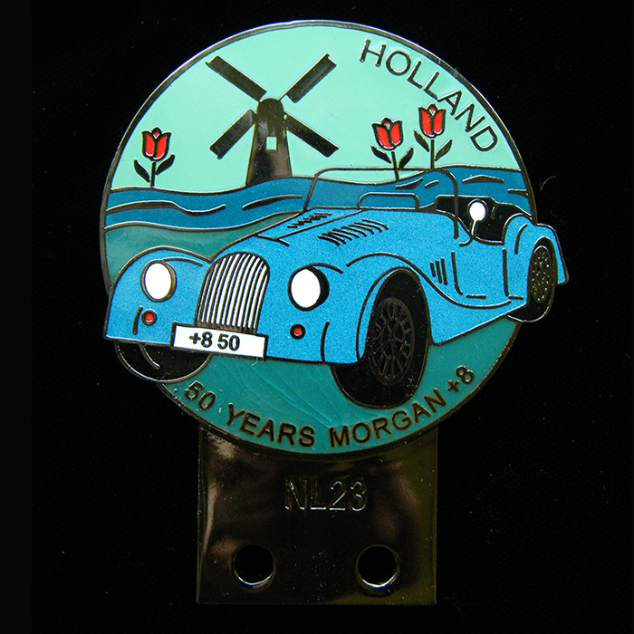 Morgan Club Holland car badge