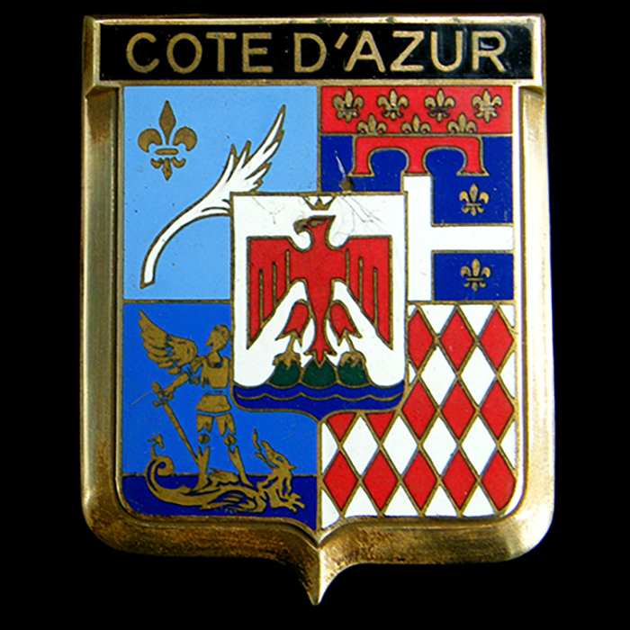 Cote d'Azur Car Badge (Drago)