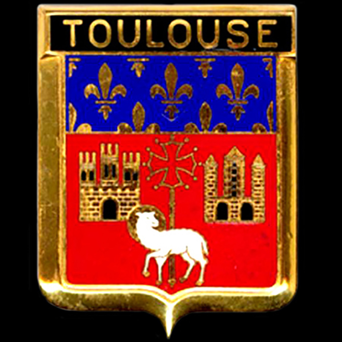Toulouse Car Badge (Drago)
