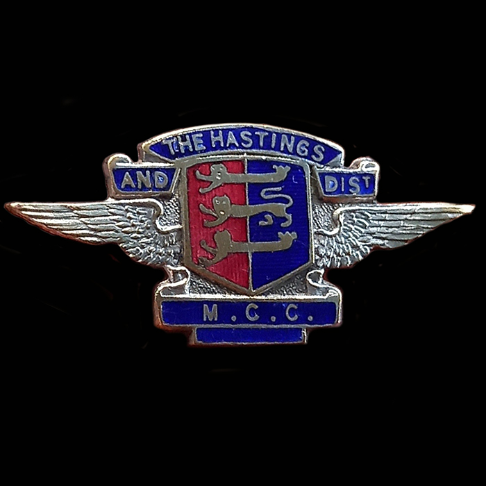 Hastings and District Motor Cycle Club Car Badge