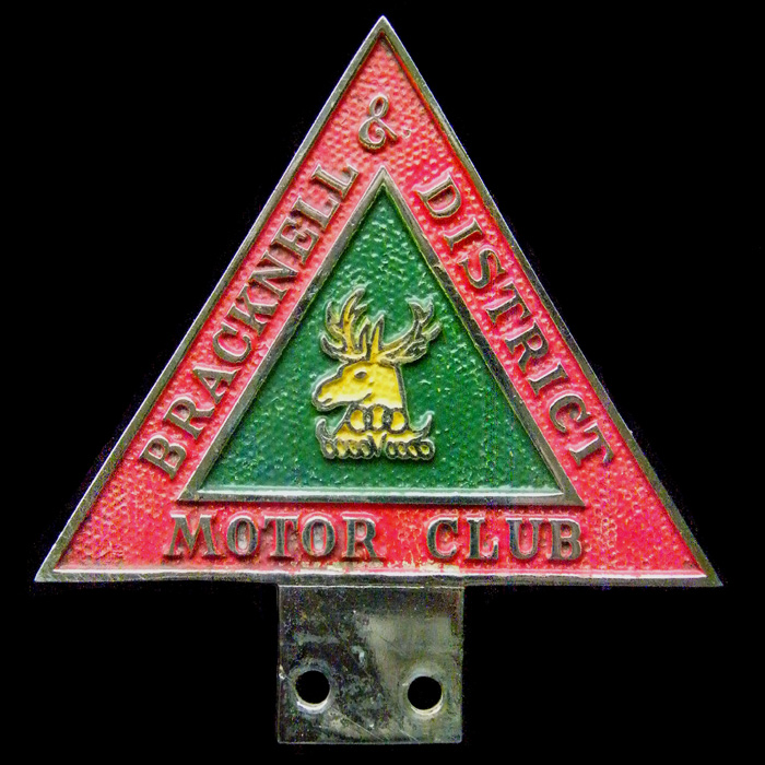 Bracknell & District Motor Club car badge