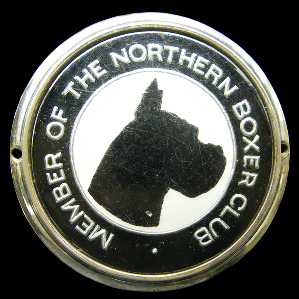 Member of the Northern Boxer Club car badge