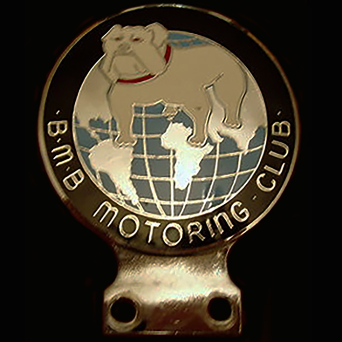 Bullmastive Motoring Club car badge