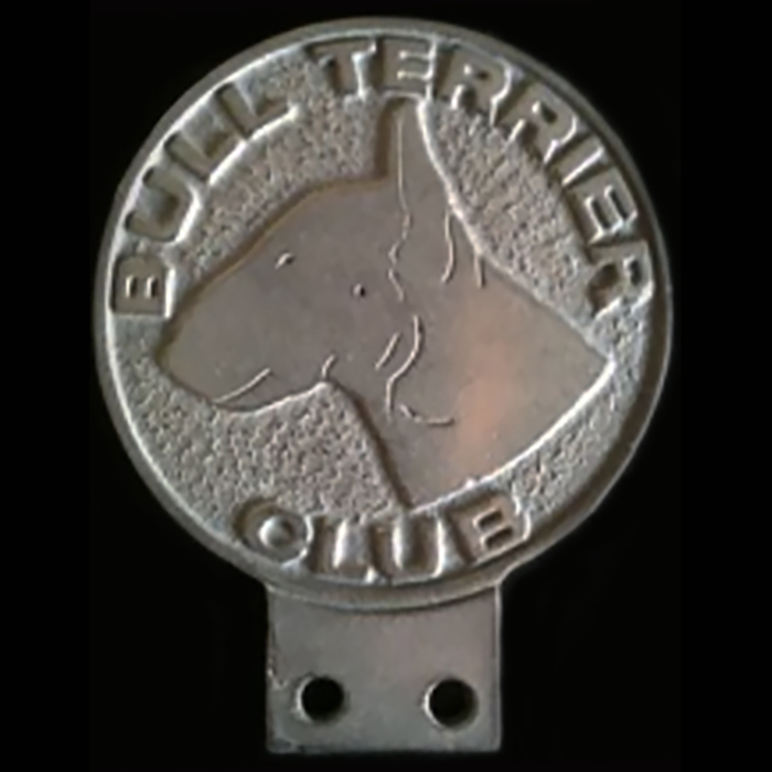 Bull Terrier Club  car badge