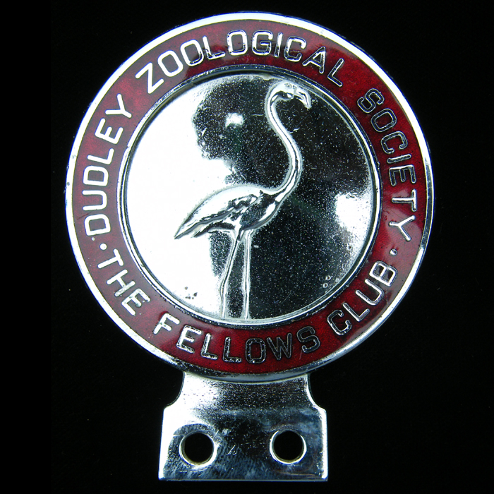 Dudley Zoological Society Fellows Club car badge