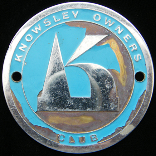 Knowsley Owners Club Car Badge