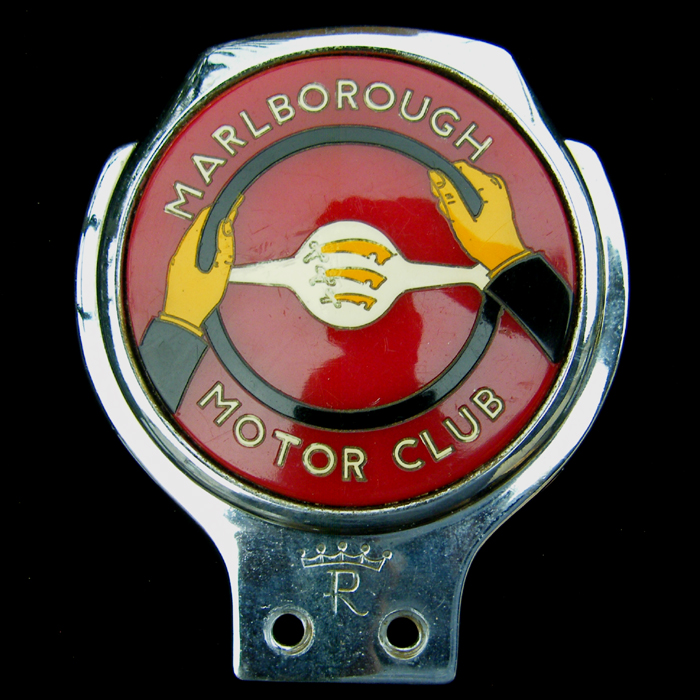 Marlborough Motor Club Car Badge 