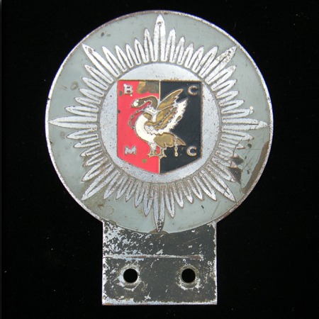 Buckingham Constabulary Motor Club Car Badge
