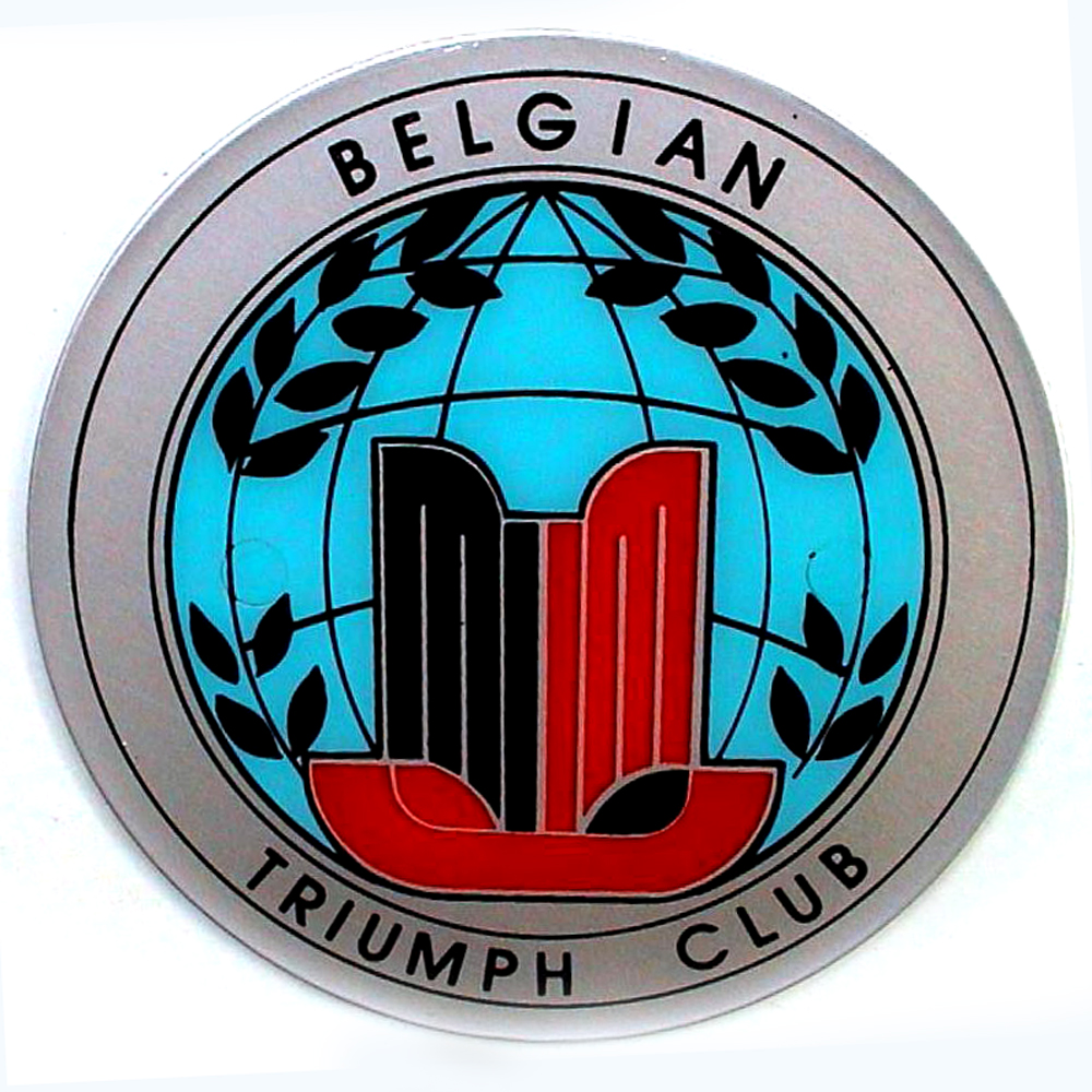 Belgian Triumph Club car badge