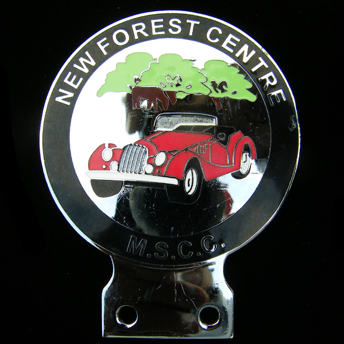 Morgan New Forest Centre car badge