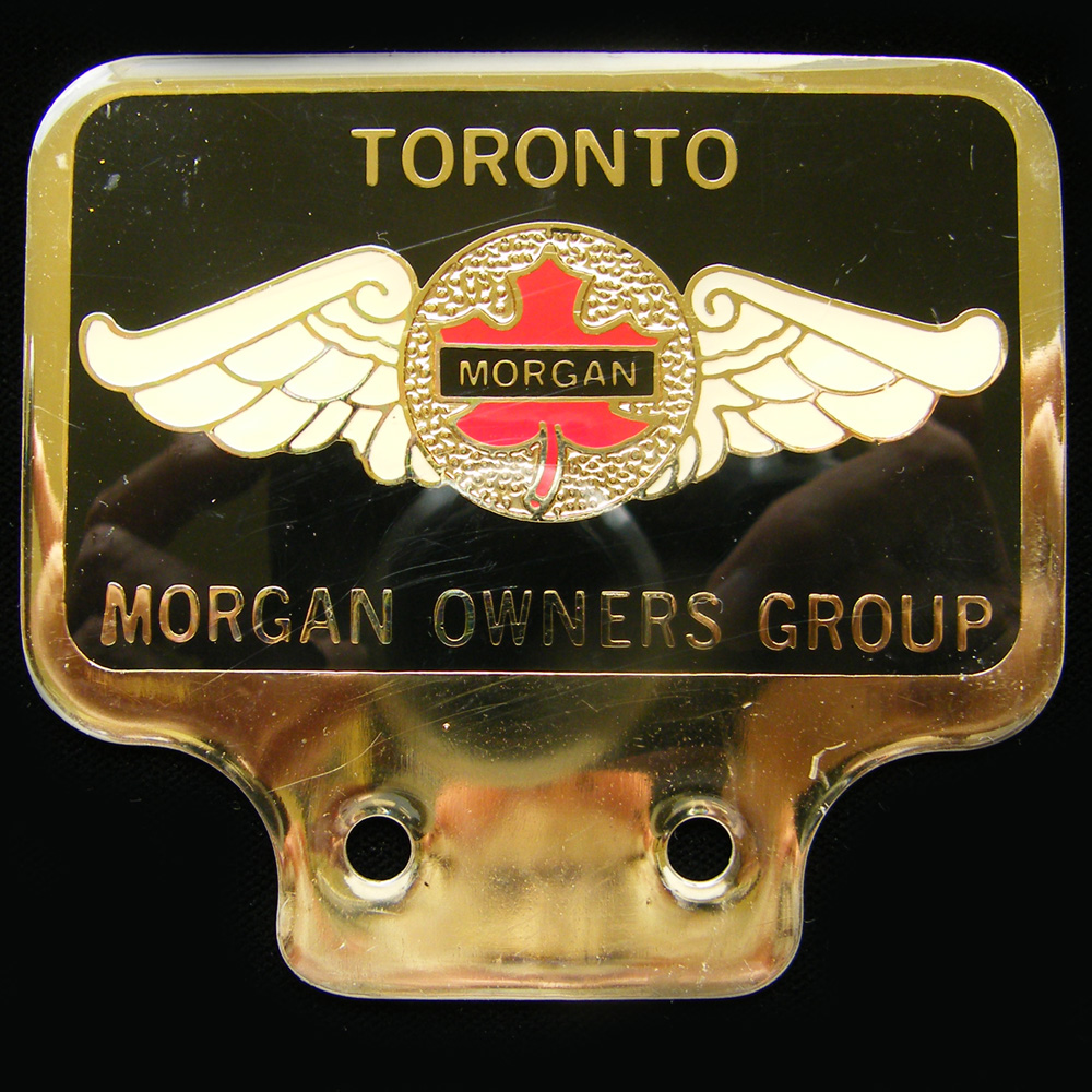 Morgan Owners Group Toronto car badge