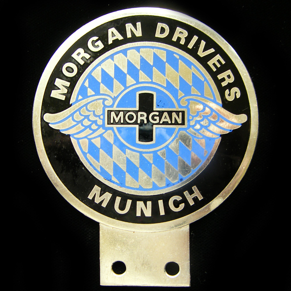 Morgan Drivers Munich car badge