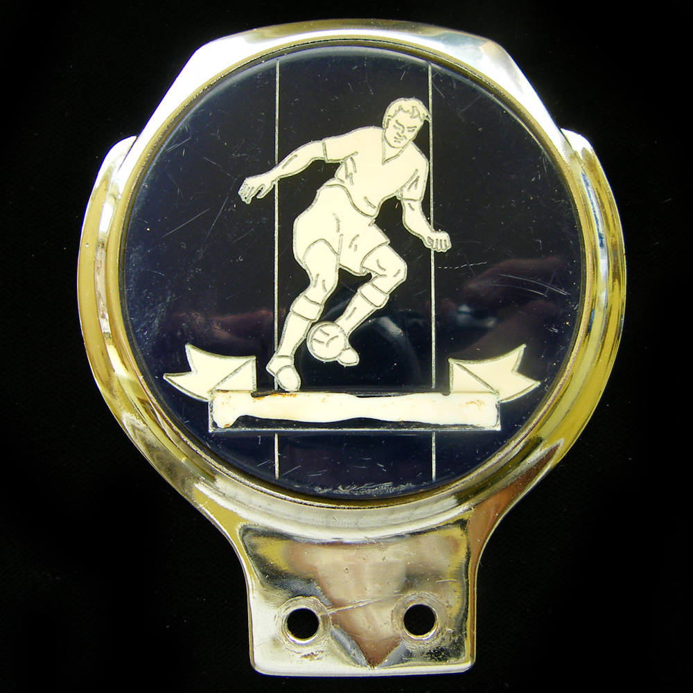 Footballer 70's car badge
