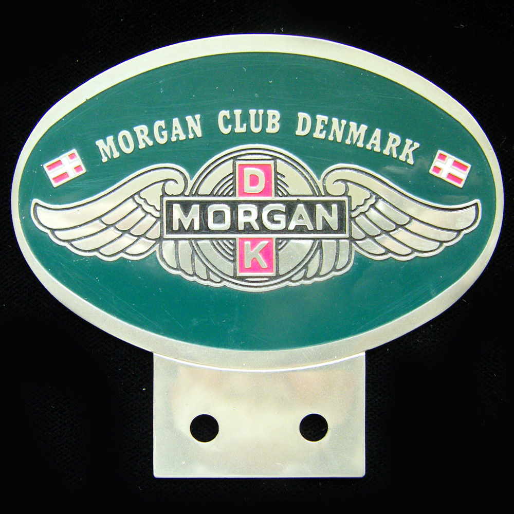 Morgan Club Denmark car badge