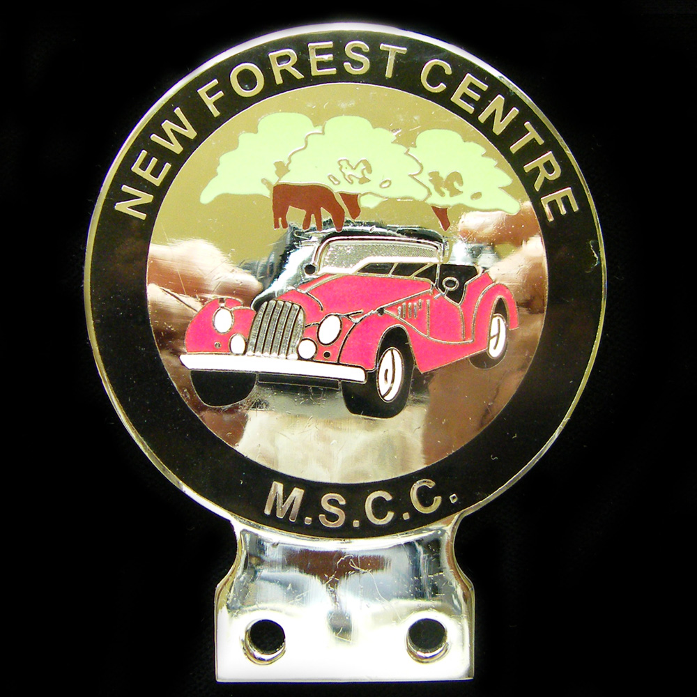 Morgan New Forest Centre car badge