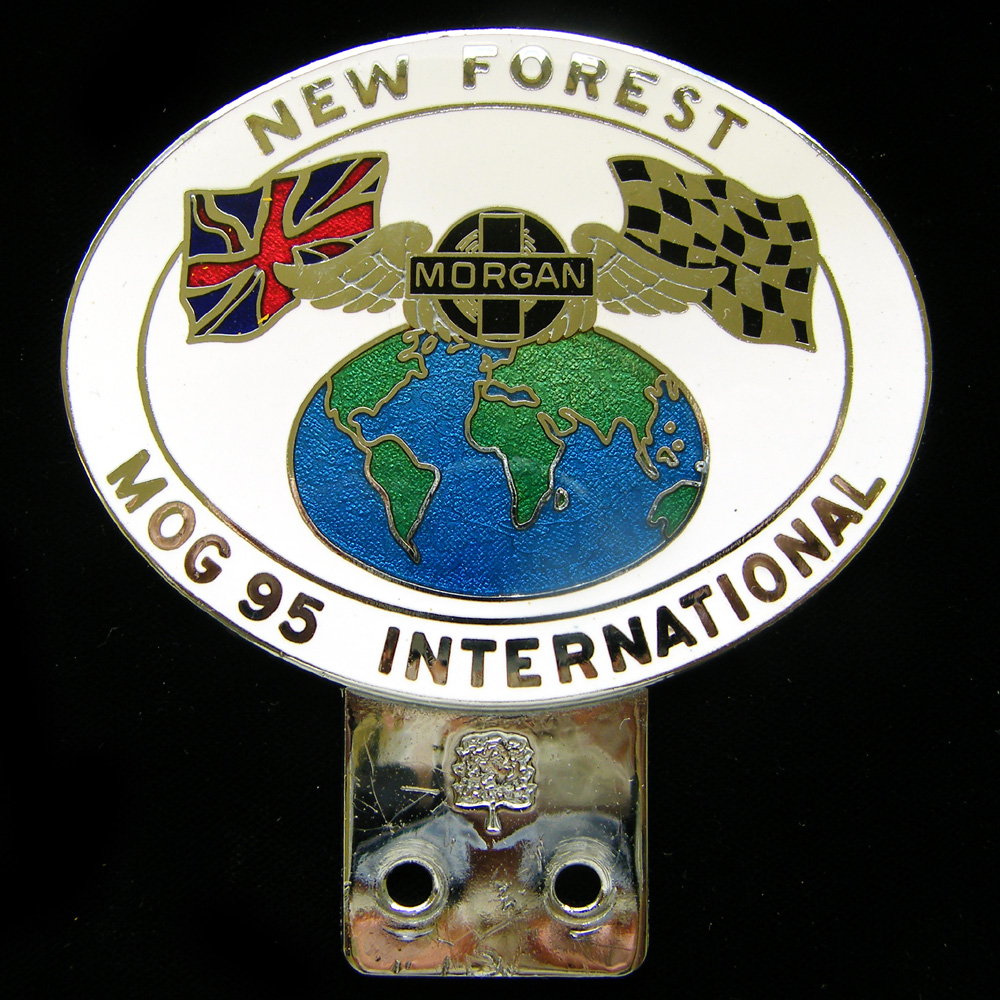 Morgan MOG 95 International New Forest car badge