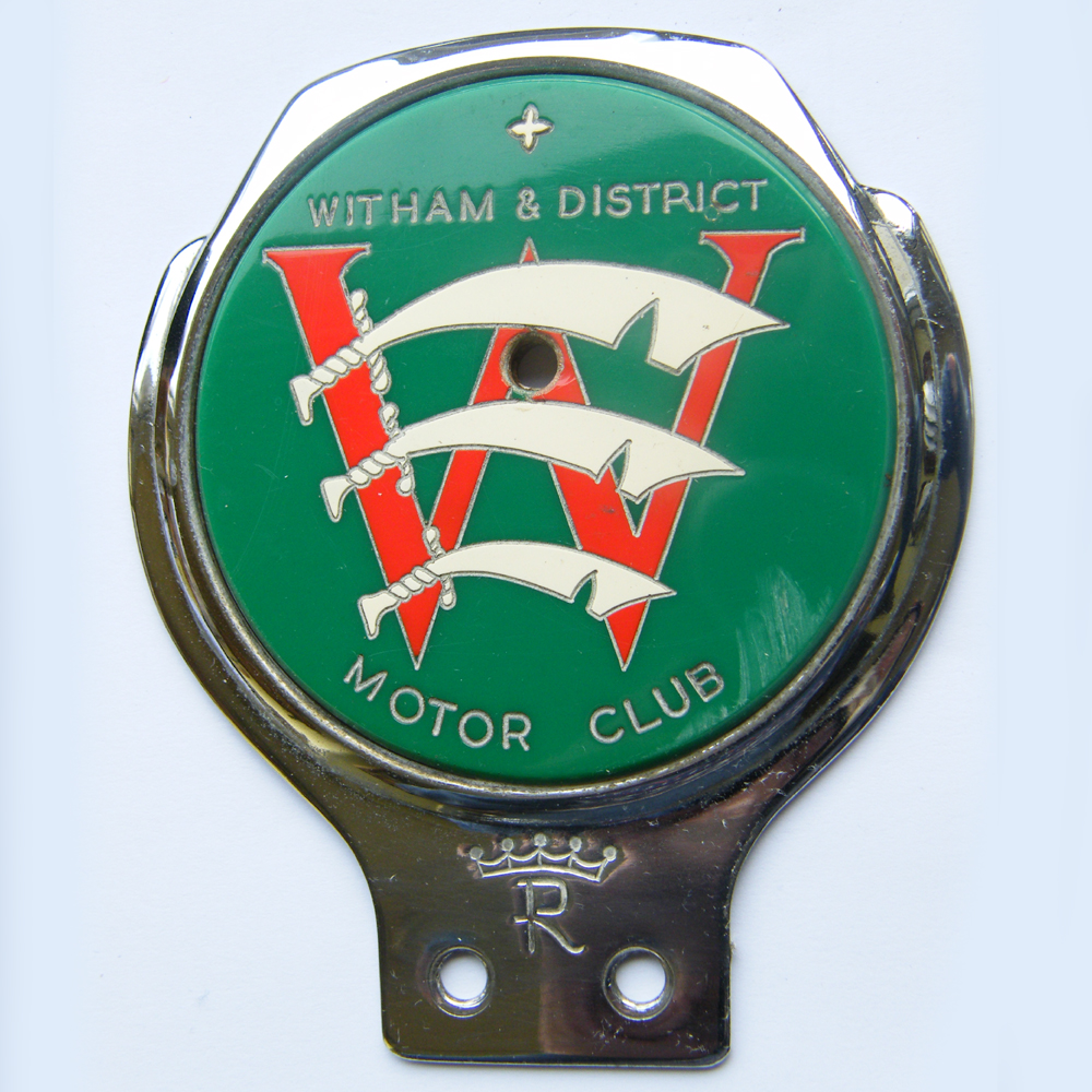  Witham & District Motor Club car badge