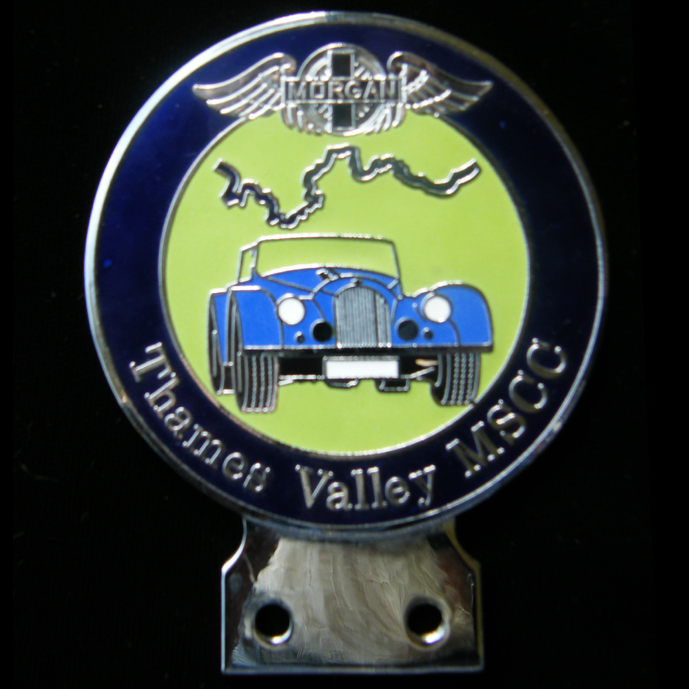 Thames Valley Morgan Sports Car Club car badge 