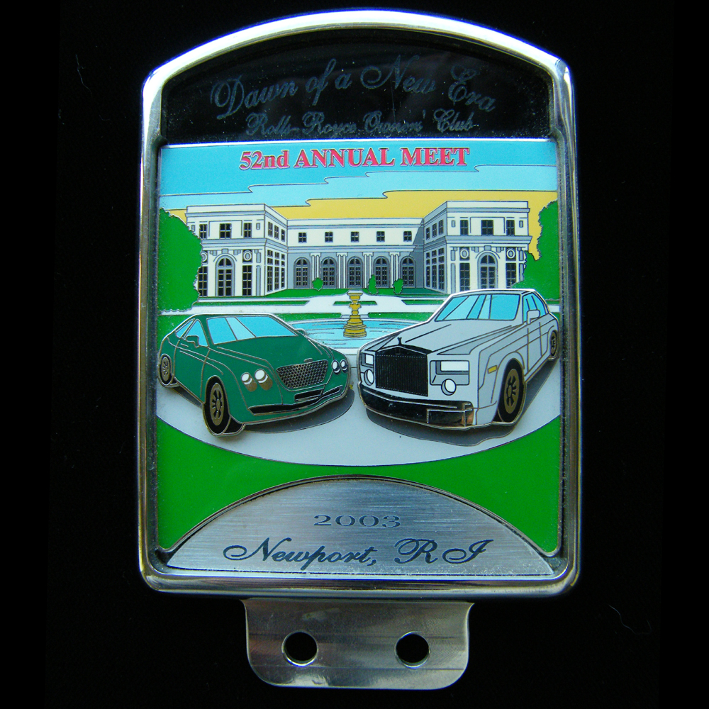 Rolls Royce Owners Club Dawn of a new era Car Badge