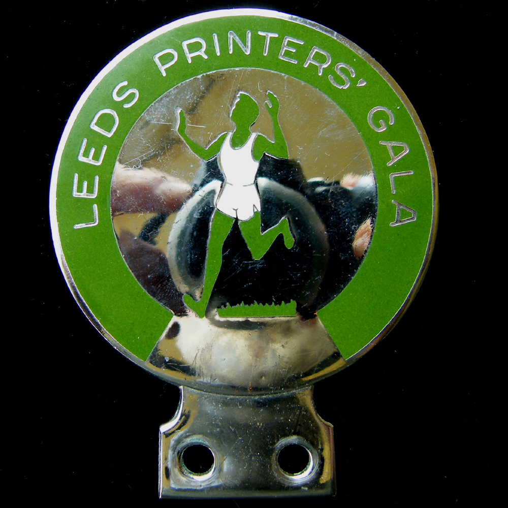 Leeds Printers' Gala car badge