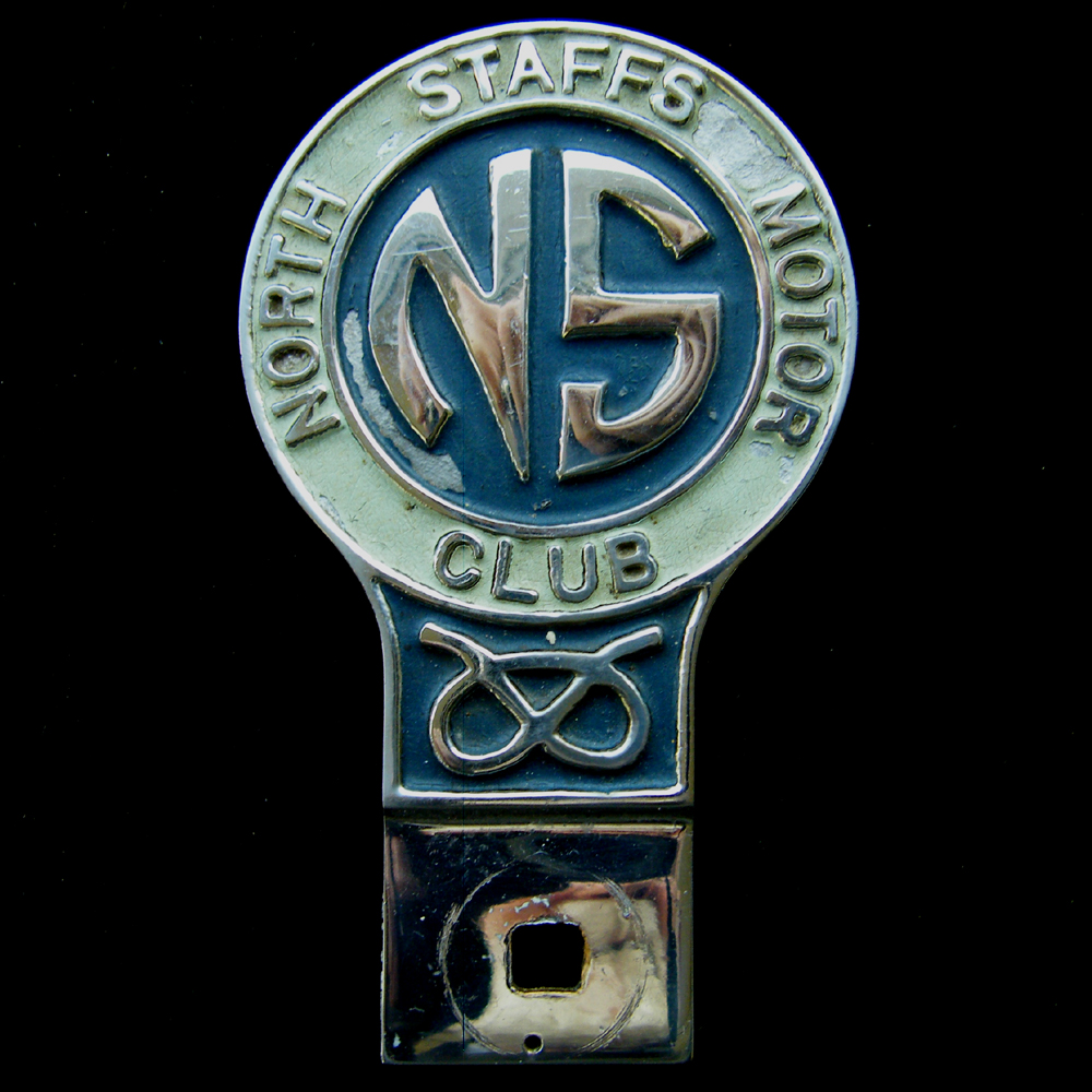 North Staffs Motor Club car badge