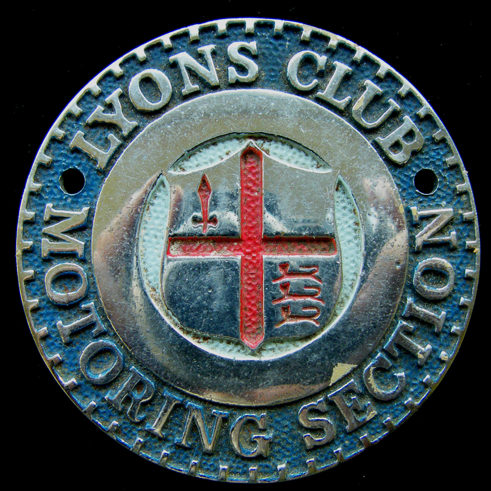 Lyons Club Motoring Section