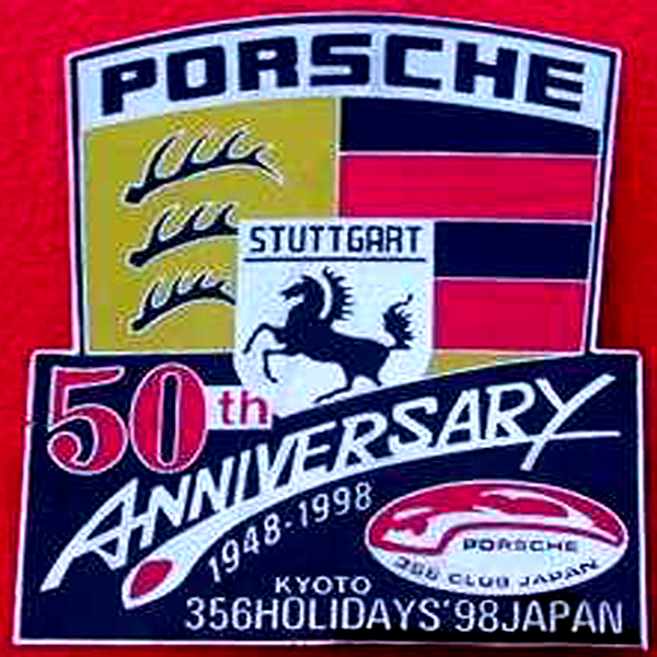 Porsche 356 Club Japan car badge