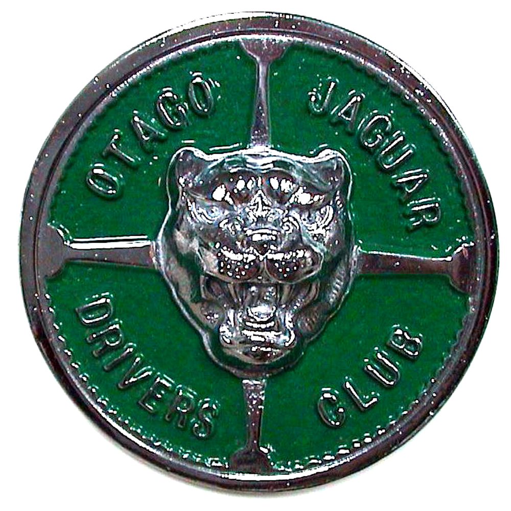 Otago  Jaguar Drivers Club Car badge