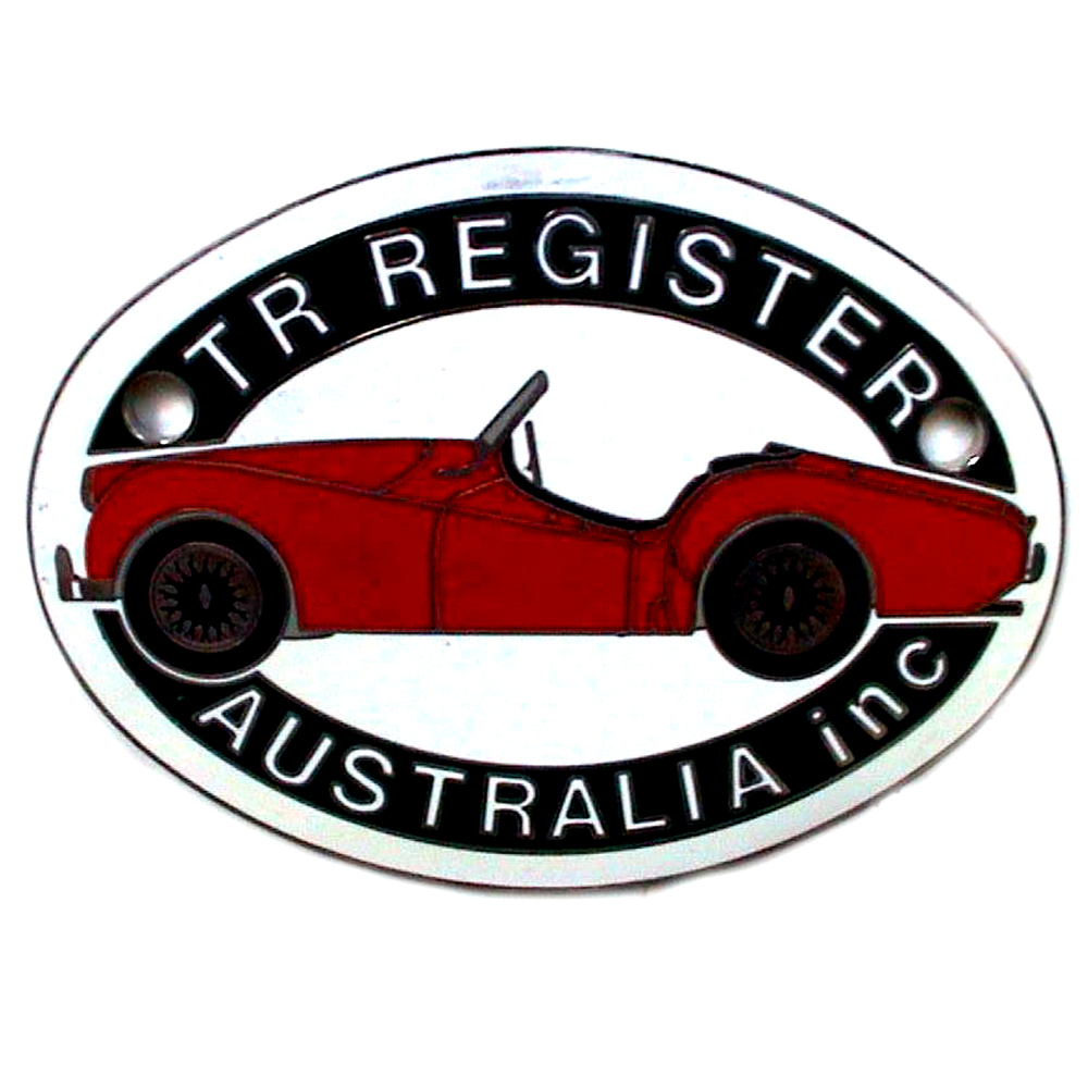 Triumph TR Register Australia car badge