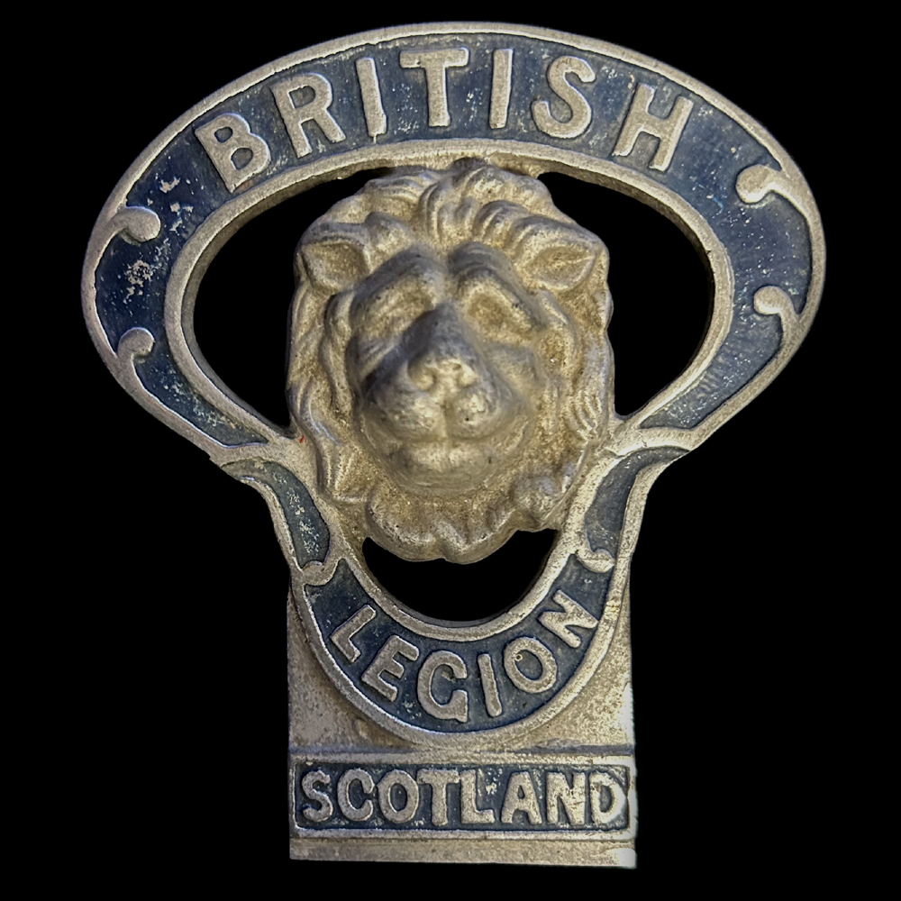British Legion Scotland Car Badge
