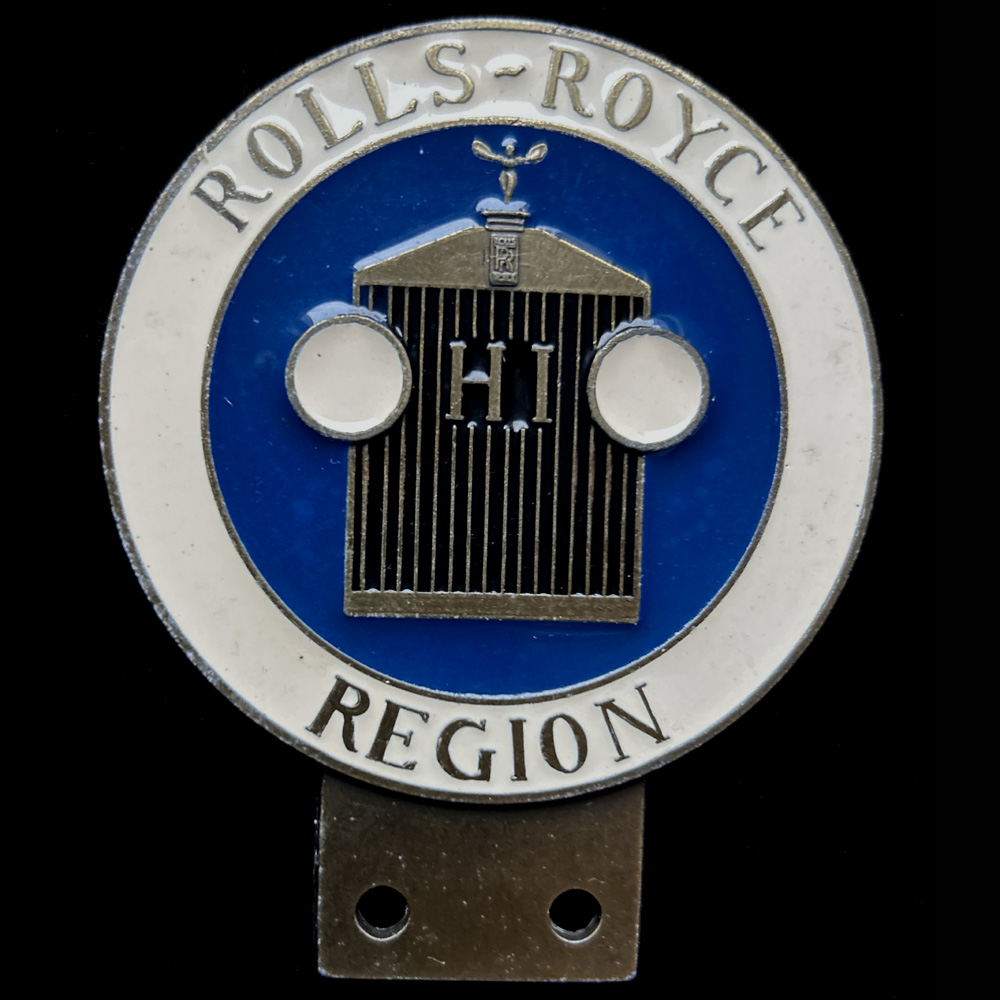 Rolls Royce HI Region car badge