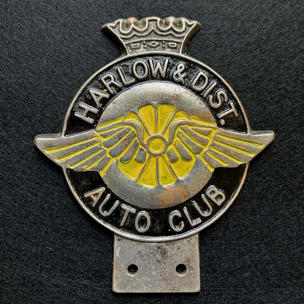 Harlow & District Auto Club Car Badge