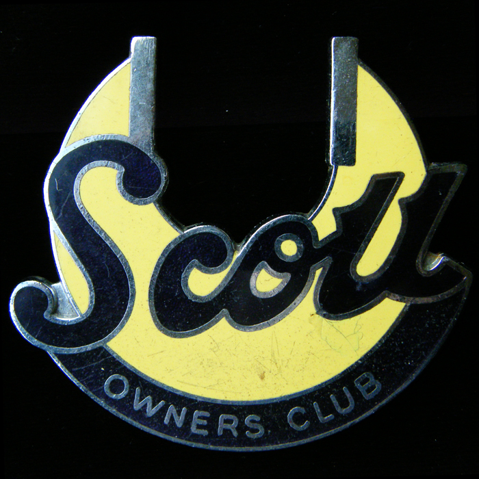 Scott Owners Club Car Badge