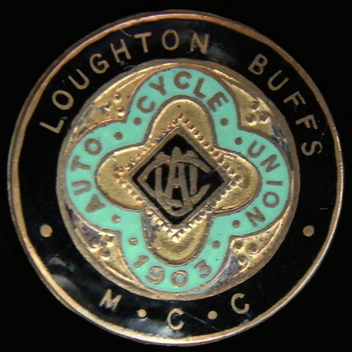 Loughton Buffs Motor Cycle Club lapel badge