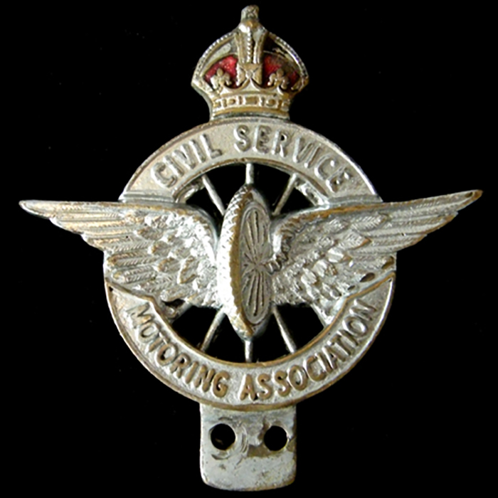 Civil Service Motoring Association Car Badge