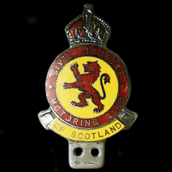 Civil Service Motoring Association car badge