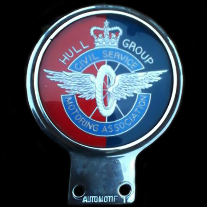Civil Service Motoring Association Hull Group Car Badge