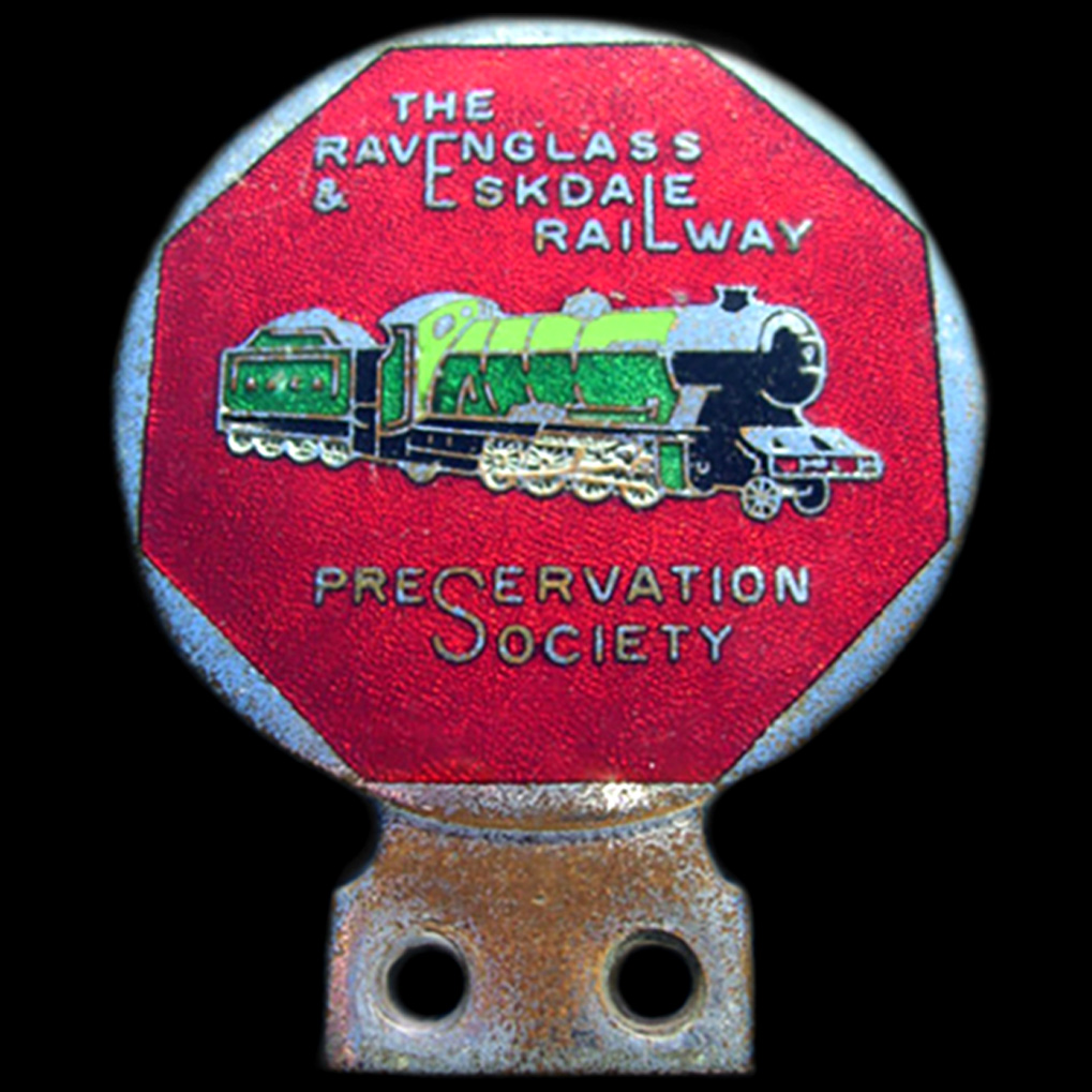 Ravenglass & Eskdale Railway car badge