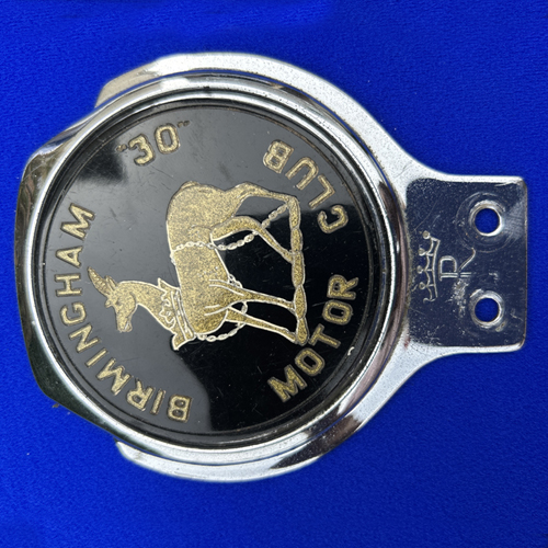 Birmingham 30 Motor Club car badge
