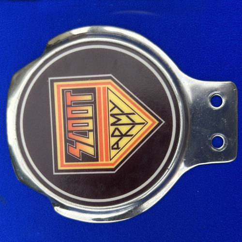 Scoot Army Scooter Club car badge