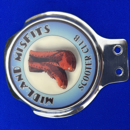 Midland Misfits Scooter Club car badge