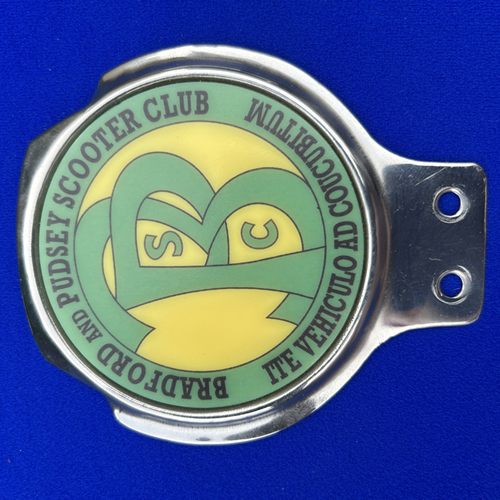 Bradford & Pudsey Scooter Club car badge