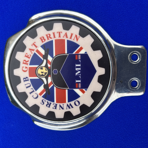LML Owners Club of Great Britain car badge