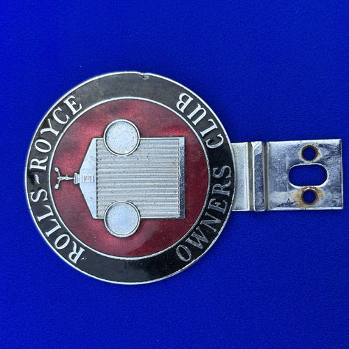 Rolls Royce Owners Club car badge