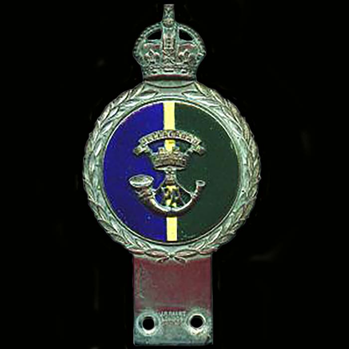 4th & 5th Somerset Light Infantry car badge