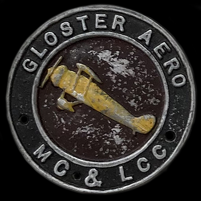 Gloster Aero Motor Cycle & Light Car Club Car Badge
