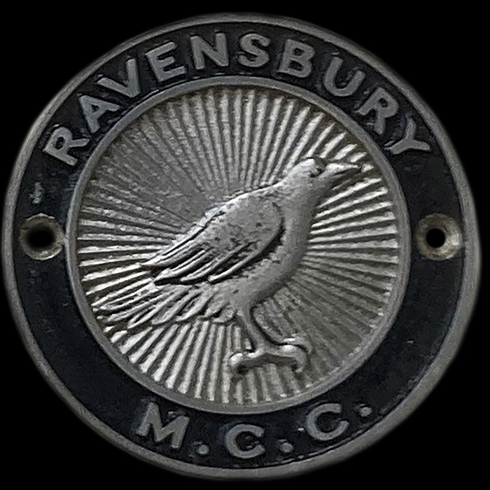 Ravensbury Motor Cycle Club (Richmond) car badge